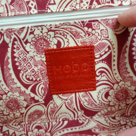 ^ HOBO International, Pink Fuchsia Magenta LEATHER Clutch Purse Handbag LARGE - Picture 10 of 10